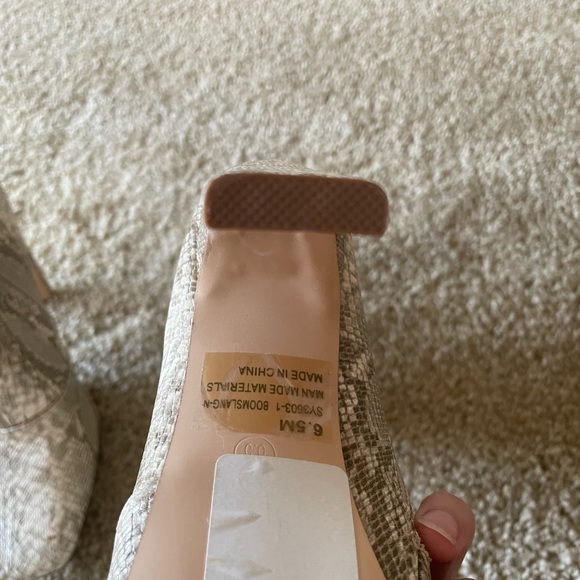 Fashion Nova Snakeskin Print Boots - Picture 5 of 7